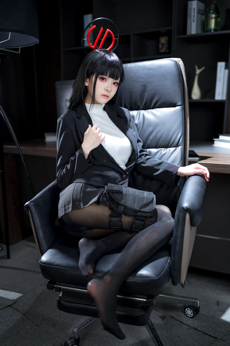 九柒喵 - No.026 蔚蓝档案 调月莉音 [64P-1.4GB] tg@simisebaisi 【丝足阁】046.webp
